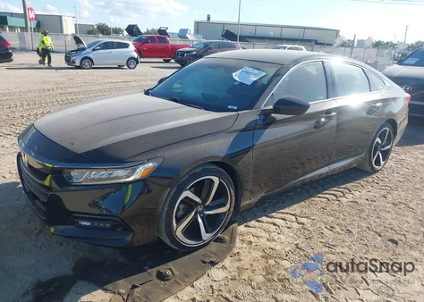 2019 Honda Accord Sport из США, поврежденный, VIN 1HGCV1F32KA139681